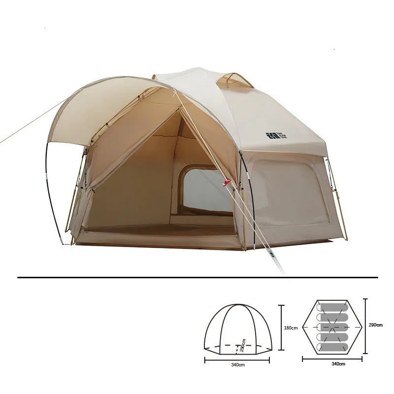 AutoFold Waterproof Camping Tent
